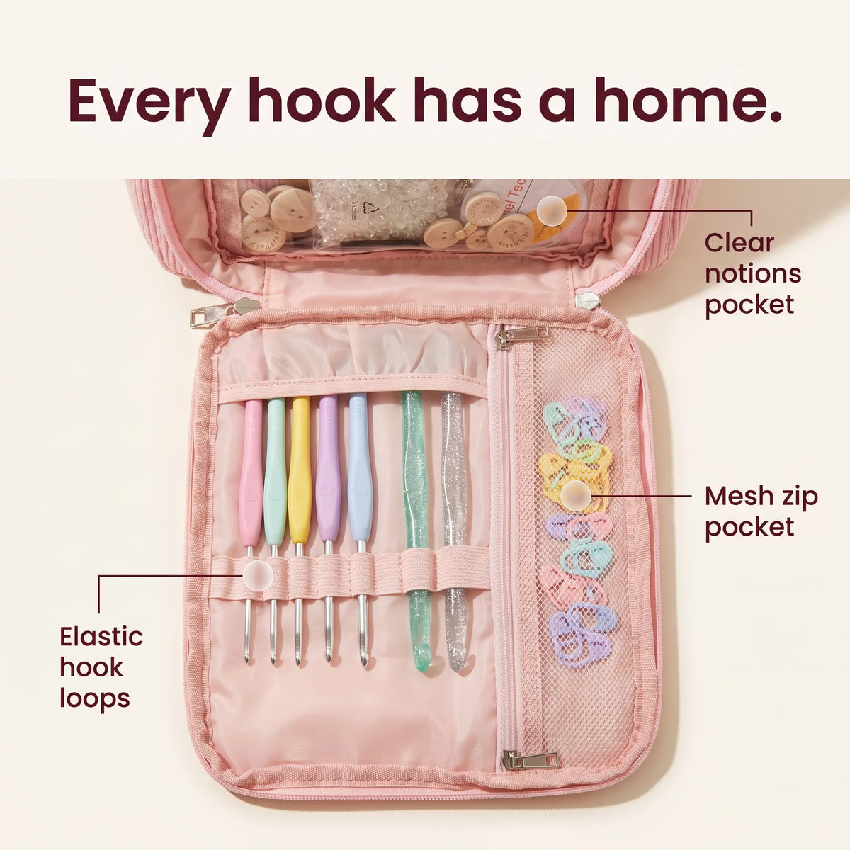 Yarnaroo™ Crochet Organizer Bag
